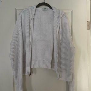 American Eagle Zip-Up Knitted Cardigan